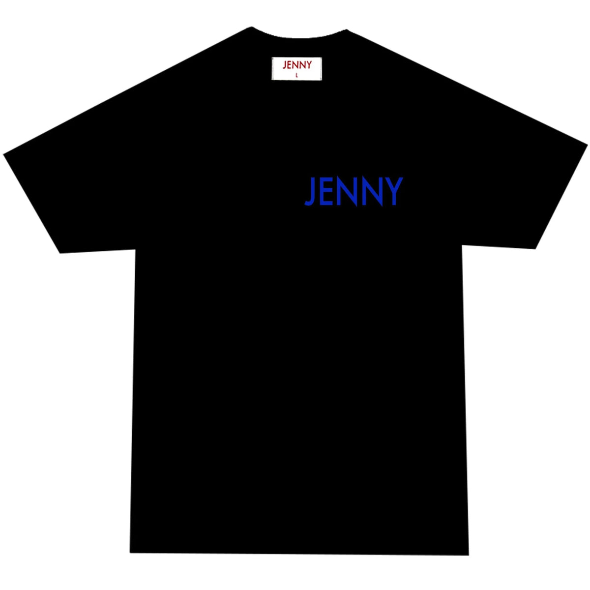 JENNY CLASSIC SNEK T-SHIRT BLACK/BLUE