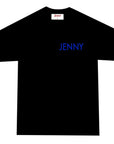 JENNY CLASSIC SNEK T-SHIRT BLACK/BLUE