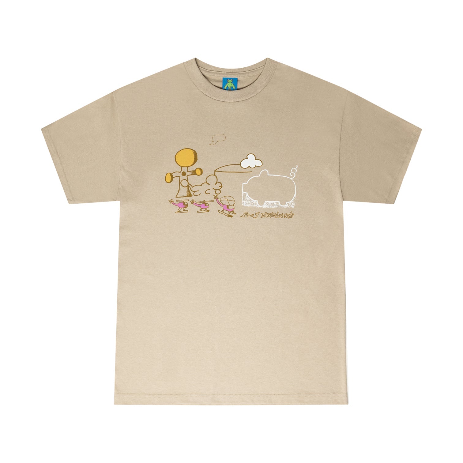 FROG CLOUD LAND TEE SAND 