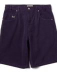 HUF CROMER CORDUROY SHORTS DARK BERRY