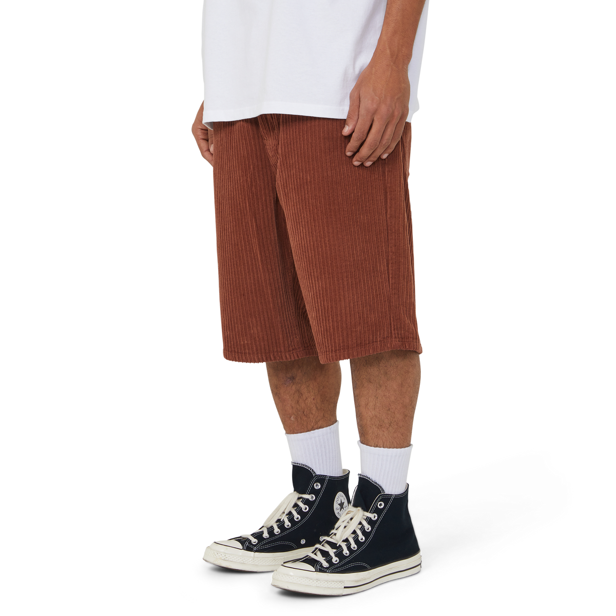 HUF CROMER CORDUROY SHORTS SIERRA
