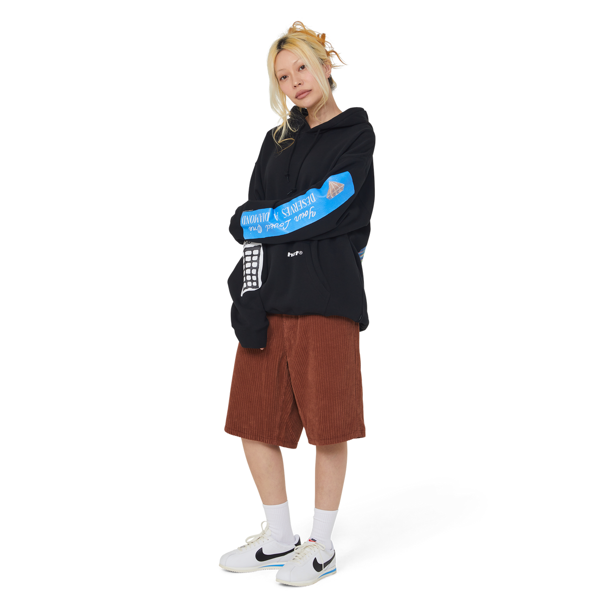 HUF CROMER CORDUROY SHORTS SIERRA