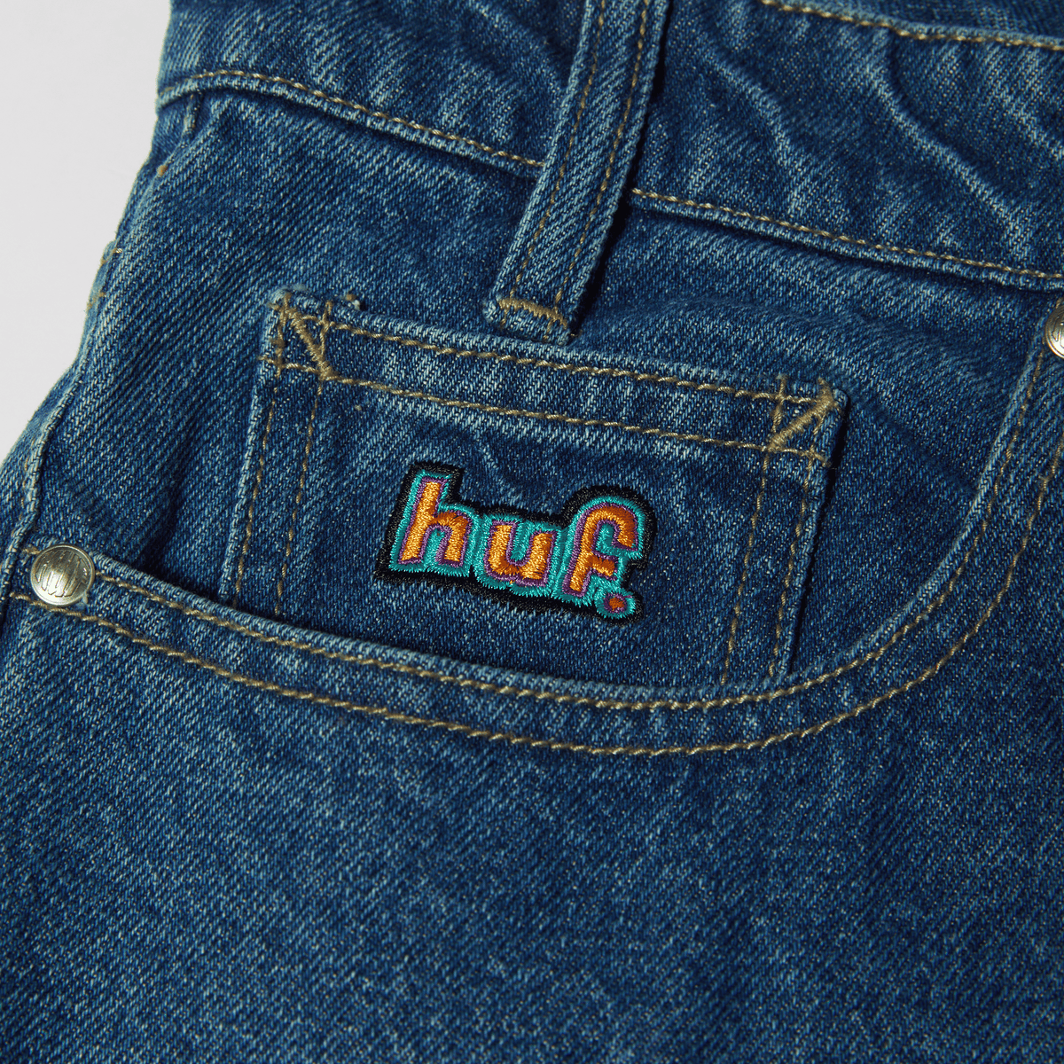 HUF CROMER PANT STONE WASH INDIGO