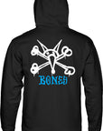 POWELL-PERALTA RAT BONES HOODY BLACK - The Drive Skateshop