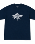 THE DRIVE SKATE SHOP WEB T-SHIRT NAVY/WHITE