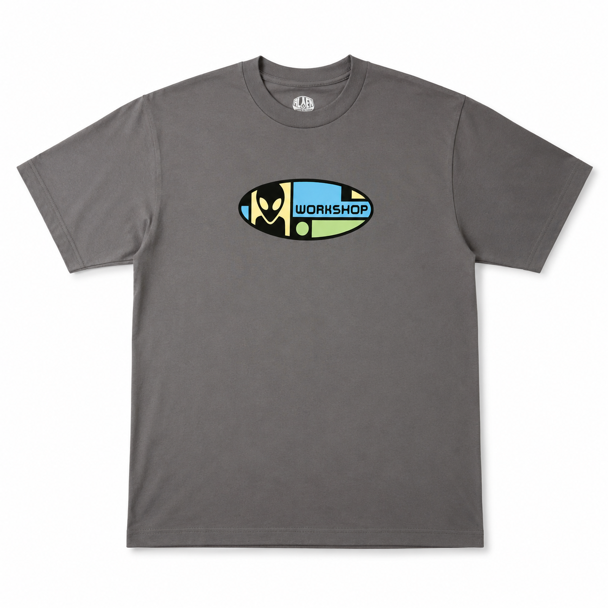 ALIEN WORKSHOP T-SHIRT ALIEN OVAL SMOKE GREY