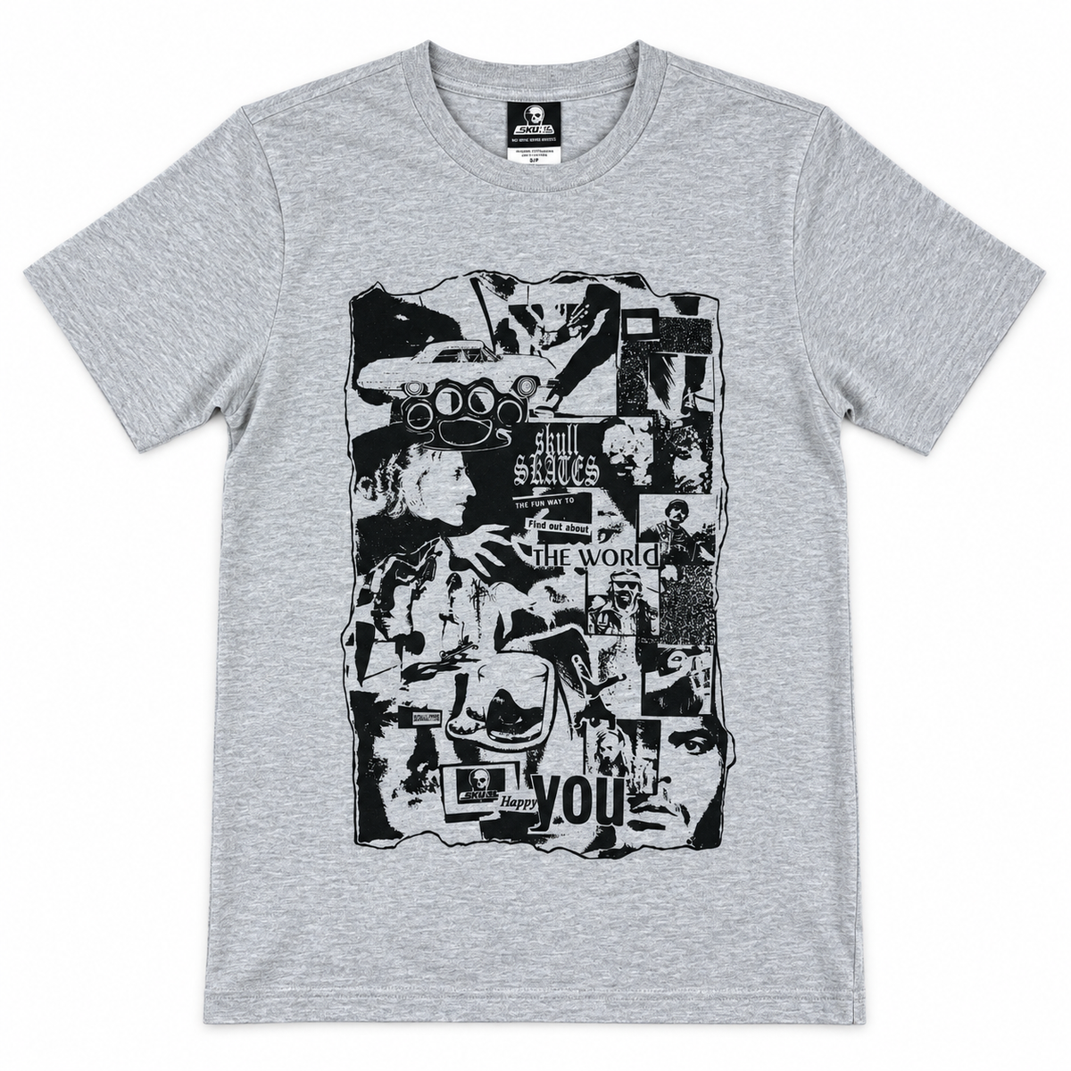 SKULL SKATES MEGA T-SHIRT HAPPY