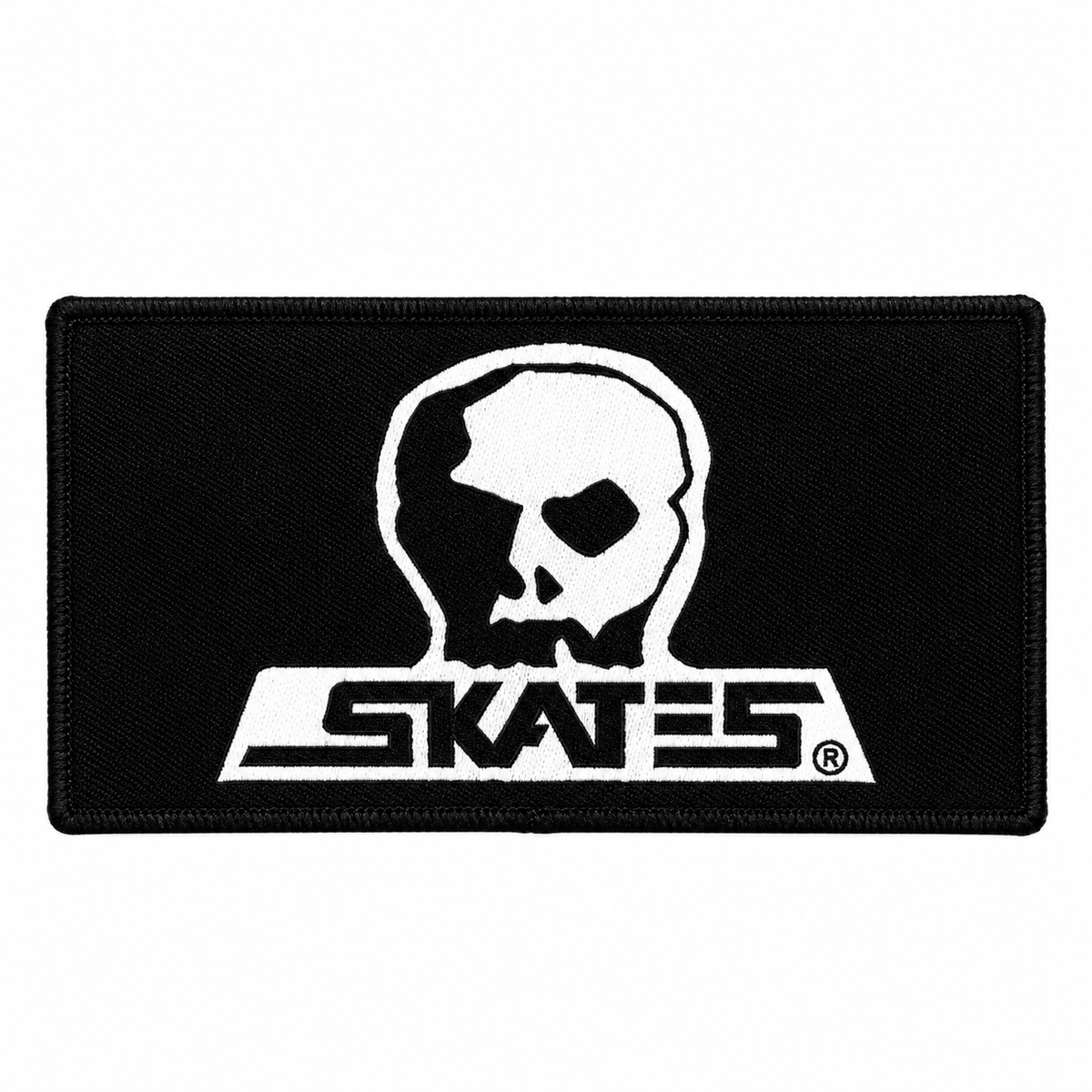 SKULL SKATES WOVEN 8" PATCH