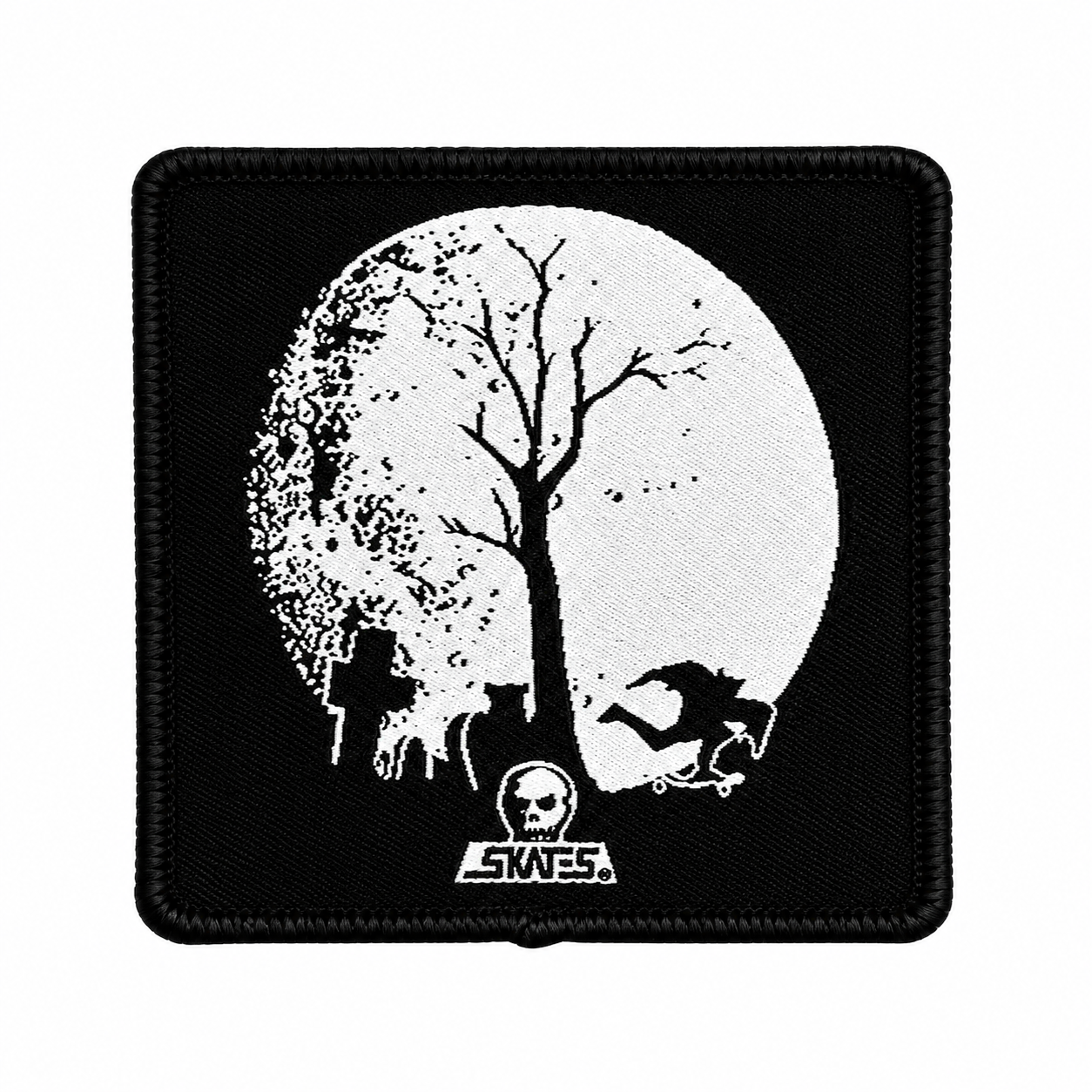 SKULL SKATES NOCTURNAL WOVEN 3" PATCH