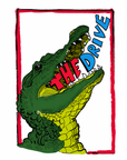 THE DRIVE SKATE SHOP GATOR T-SHIRT WHITE