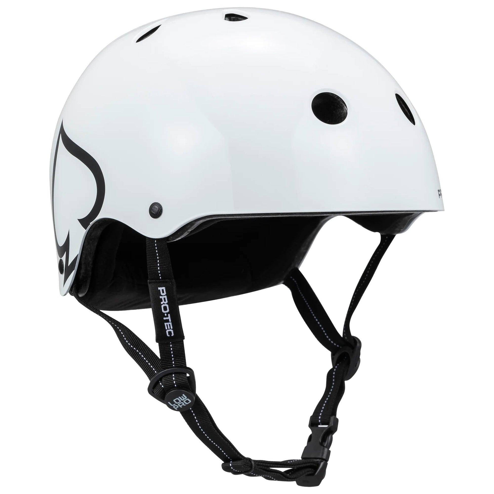 PRO-TEC LOW PRO HELMET GLOSS WHITE