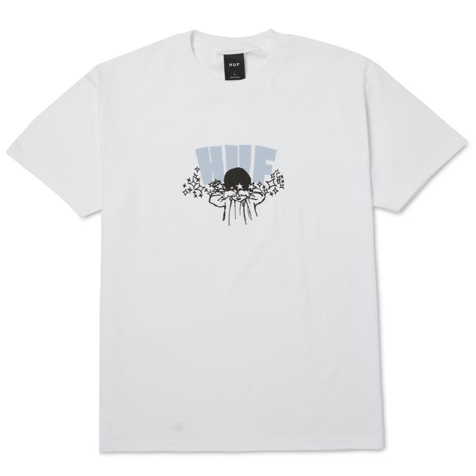 HUF DAZED S/S T-SHIRT WHITE