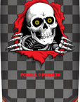 POWELL PERALTA DECK OG RIPPER CHECKERED SILVER/BLACK STAIN (10") - The Drive Skateshop