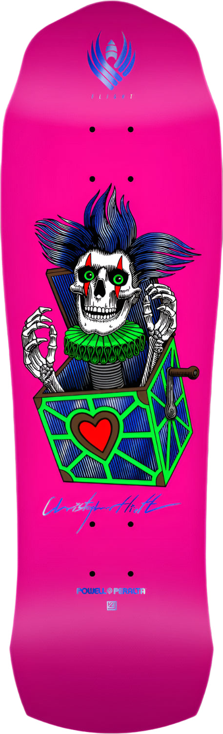POWELL-PERALTA CHRIS HIETT SKULL FLIGHT DECK (9.5") - The Drive Skateboard Shop