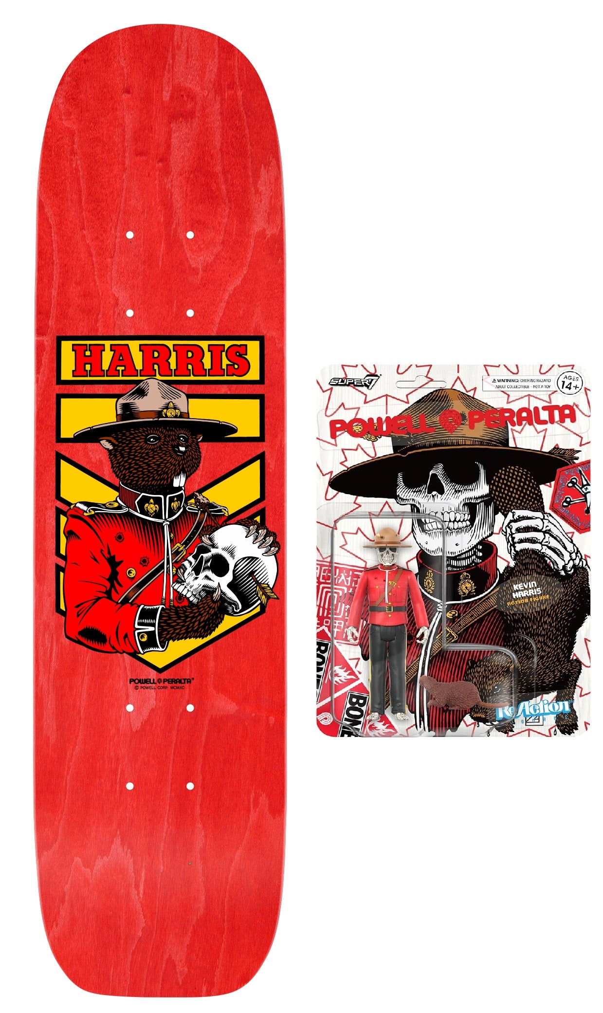 POWELL-PERALTA KEVIN HARRIS BEAVER RE-ISSUE DECK (7") – The Drive ...