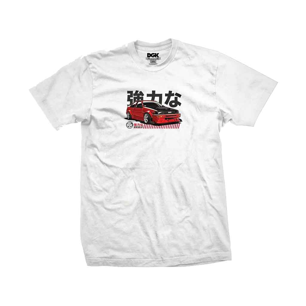 DGK TWIN CAM TEE WHITE