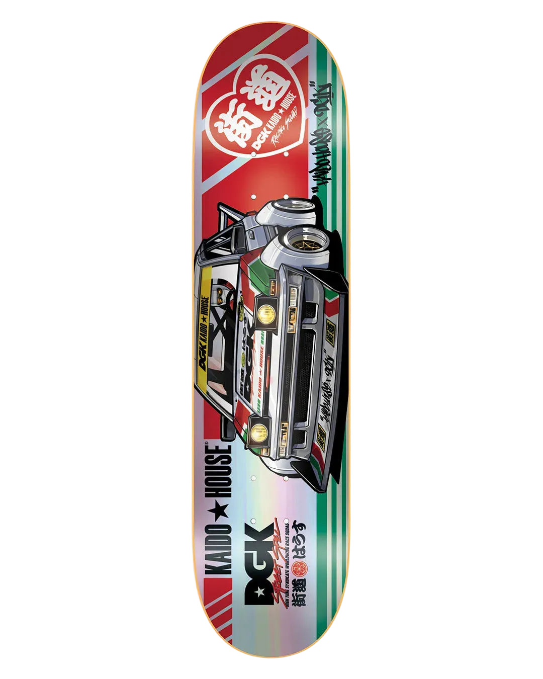 DGK DECK KAIDO HOUSE RACEWAY RAINBOW PRISMATIC (8.25")