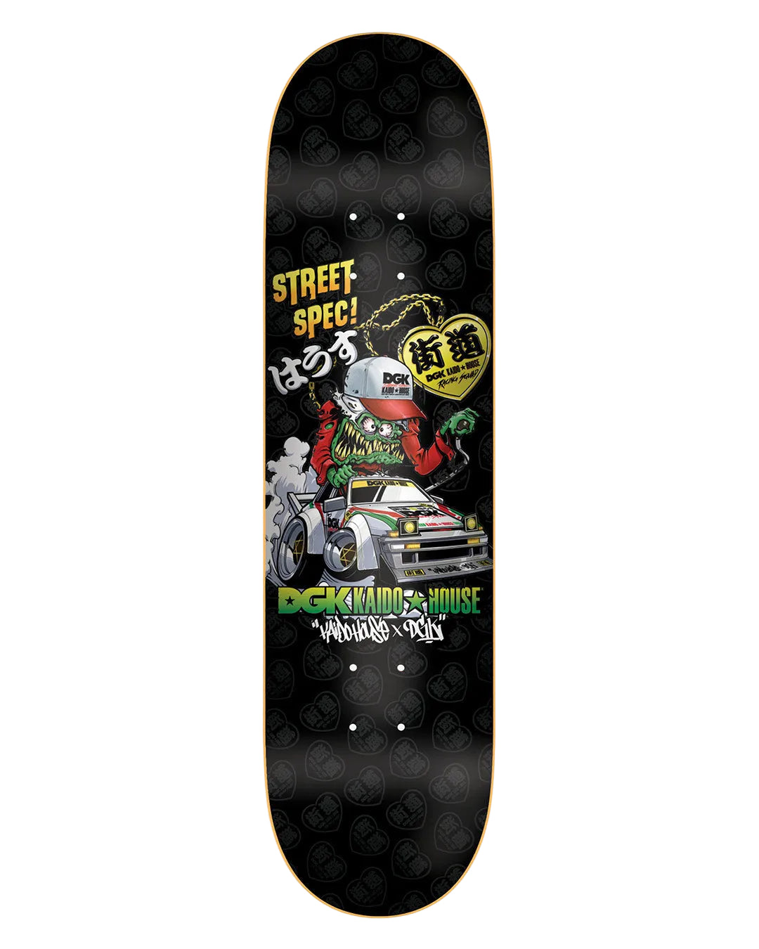 DGK DECK KAIDO HOUSE WIDE OPEN EMBOSSED (8.06")