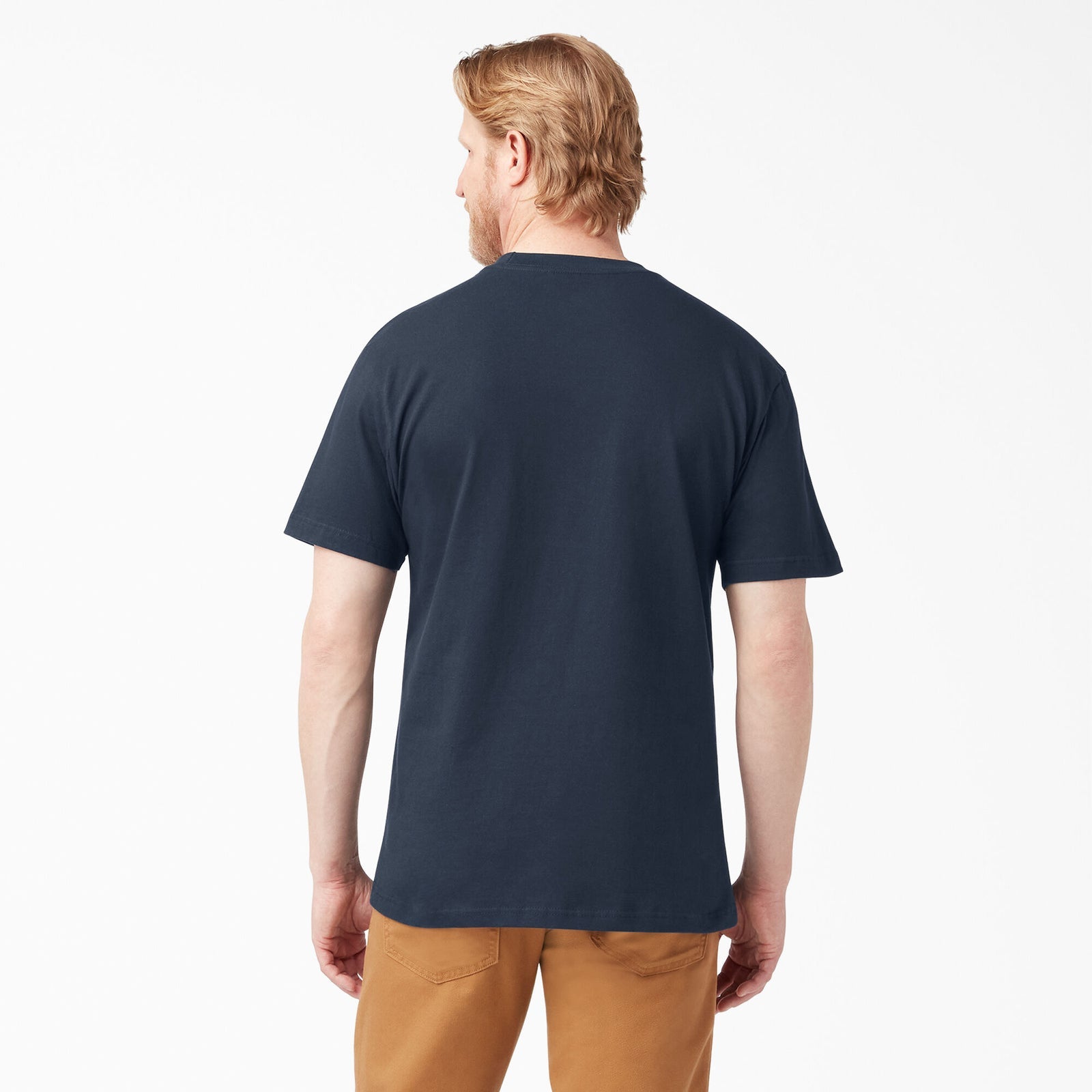 DICKIES HEAVYWEIGHT POCKET TEE DARK NAVY - The Drive Skateboard Shop