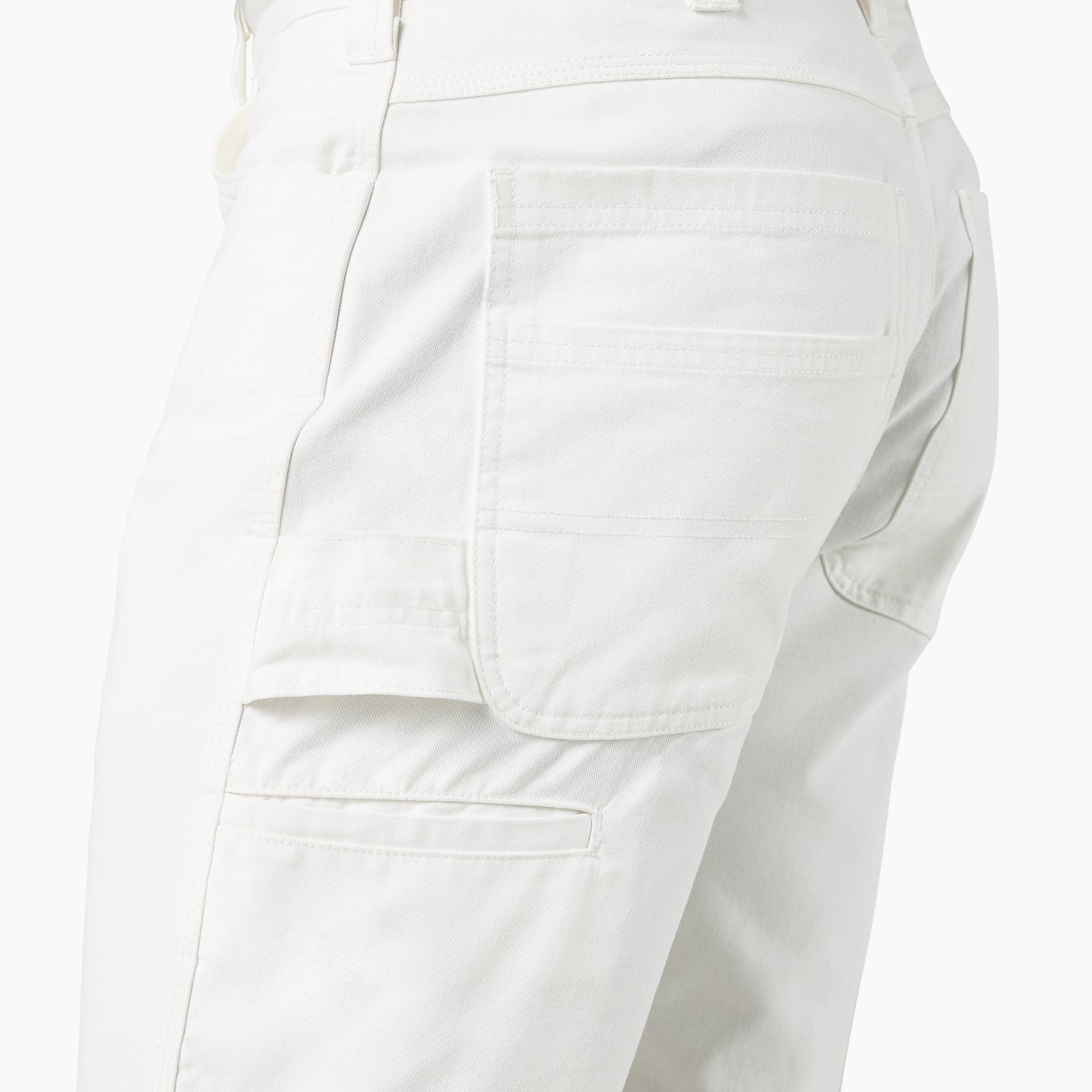 DICKIES 11" UTILITY PAINTER SHORT WHITE