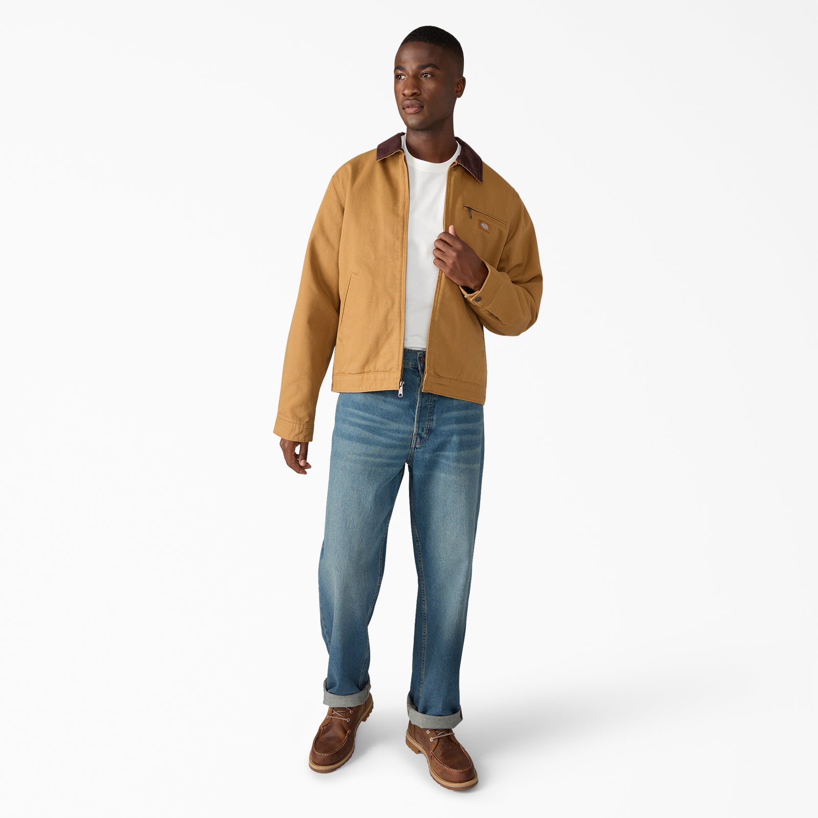 DICKIES FORT WORTH JACKET 758 BROWN - The Drive Skateboard Shop