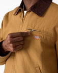 DICKIES FORT WORTH JACKET 758 BROWN - The Drive Skateboard Shop