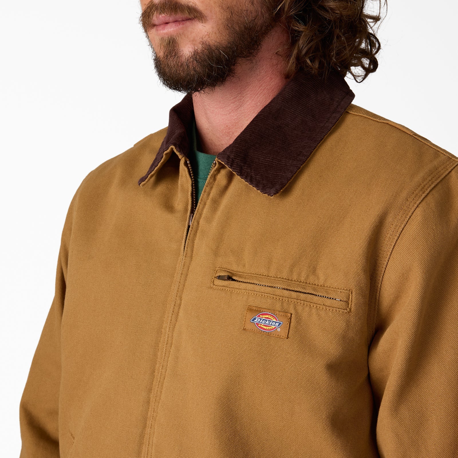 DICKIES FORT WORTH JACKET 758 BROWN - The Drive Skateboard Shop