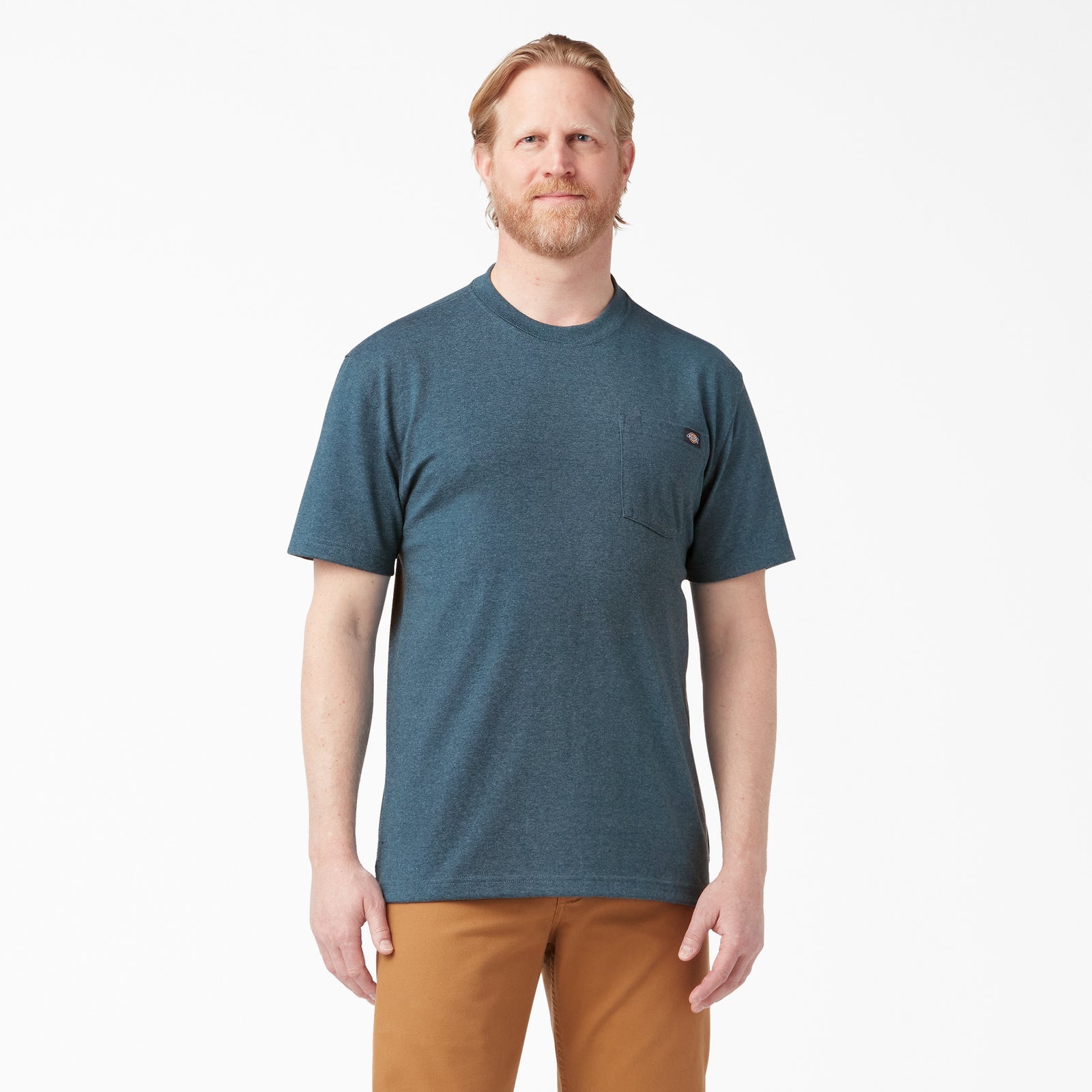 DICKIES HEAVYWEIGHT POCKET TEE DARK NAVY