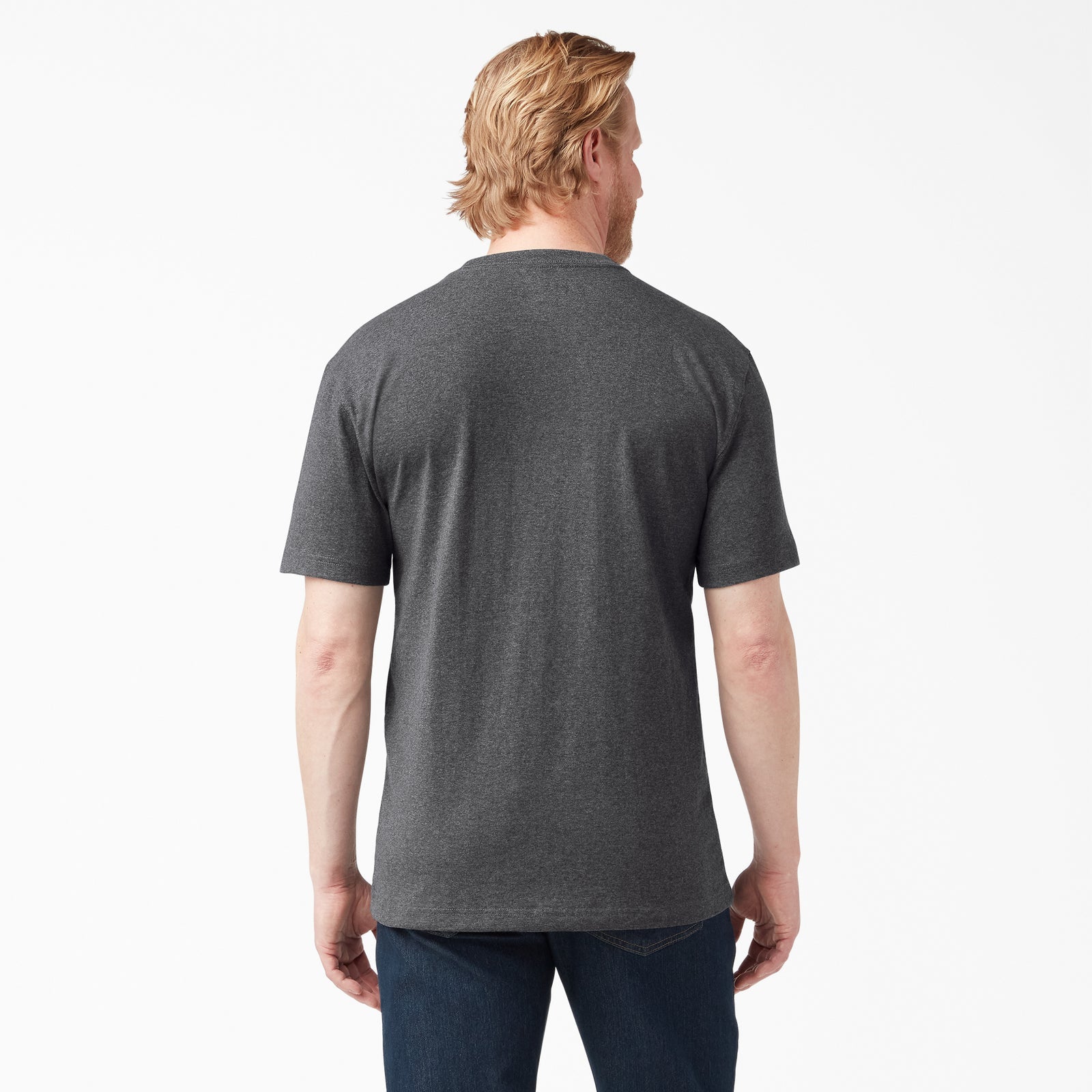 DICKIES HEAVYWEIGHT POCKET TEE CHRCOAL 
