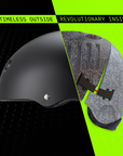 TRIPLE 8 DEEP COVER HELMET BLACK MATTE