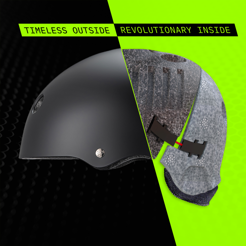 TRIPLE 8 DEEP COVER HELMET MATTE GREY - The Drive Skateboard Shop
