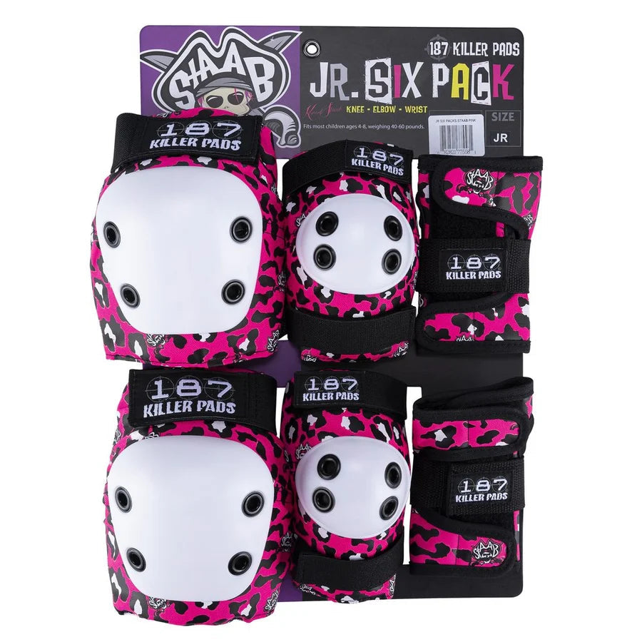 187 KILLER PADS JUNIOR SIX PACK STAAB PINK
