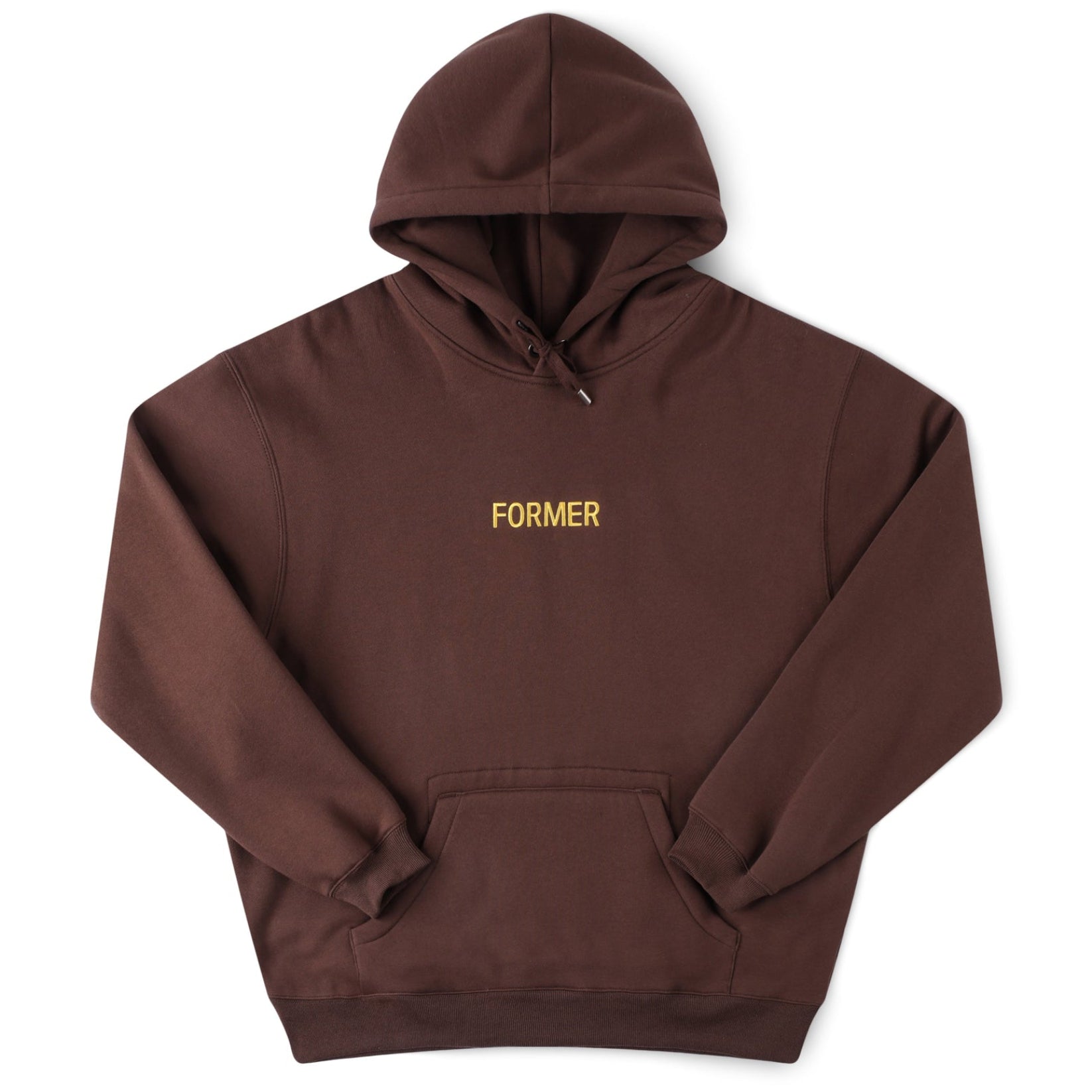 FORMER LEGACY EMB HOODY BROWN