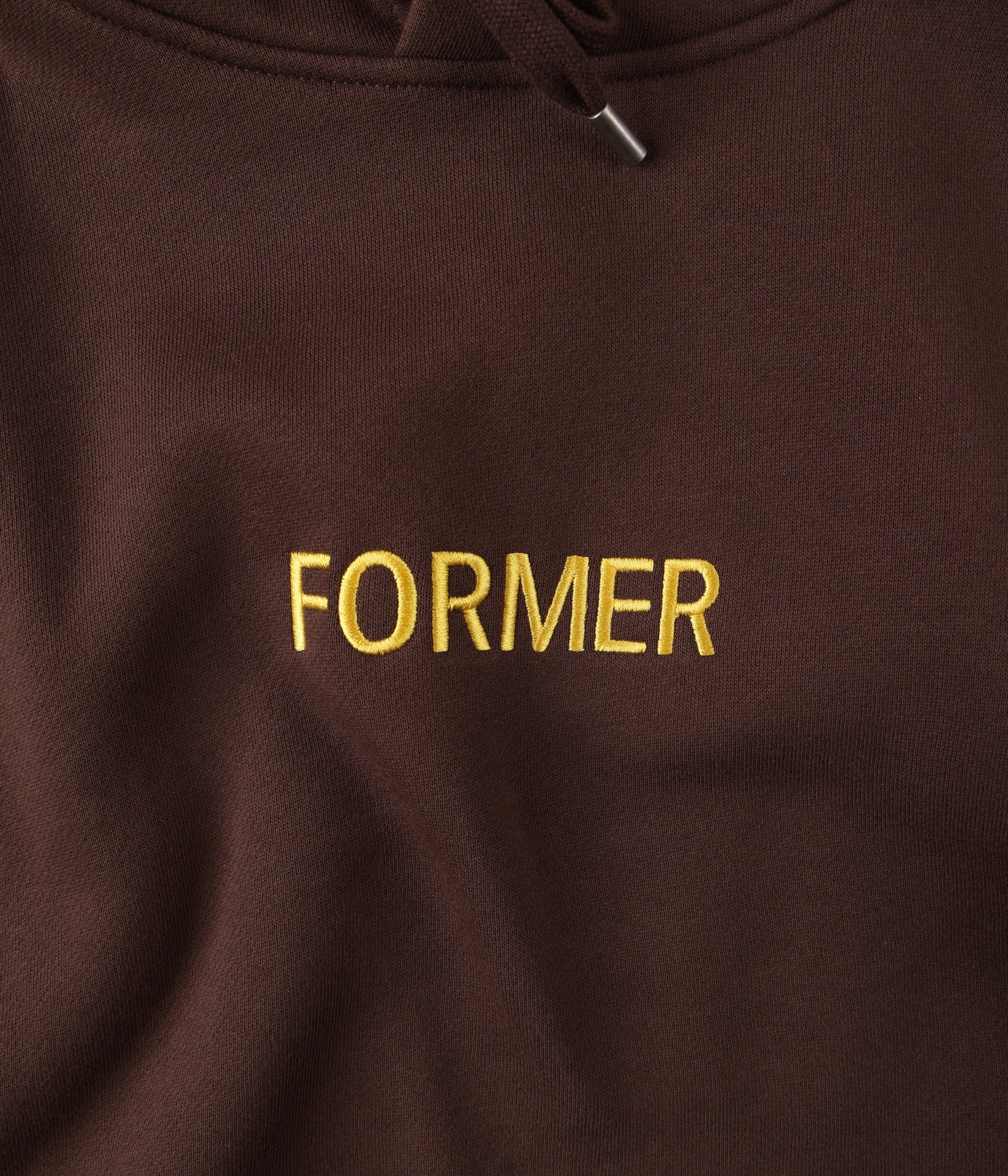 FORMER LEGACY EMB HOODY BROWN