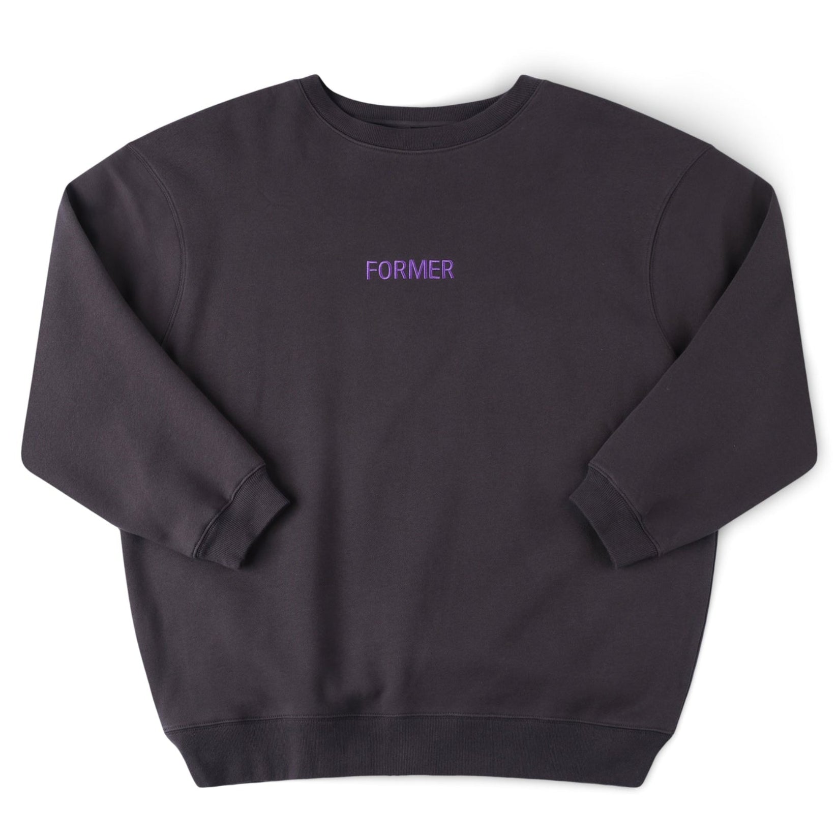 FORMER LEGACY EMB CREW NECK SWEATER PEPPER