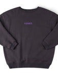 FORMER LEGACY EMB CREW NECK SWEATER PEPPER