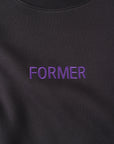 FORMER LEGACY EMB CREW NECK SWEATER PEPPER