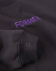 FORMER LEGACY EMB CREW NECK SWEATER PEPPER