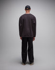 FORMER LEGACY EMB CREW NECK SWEATER PEPPER