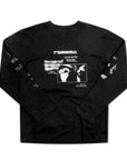 FORMER SHIFTING LONGSLEEVE T-SHIRT BLACK - The Drive Skateshop