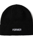 FORMER LEGACY WAFFLE BEANIE BLACK