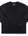 FORMER AG RAGLAN WAFFLE BLACK