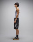 FORMER DION DENIM WALKSHORT WASHED BLACK