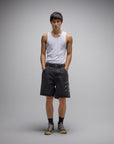 FORMER DION DENIM WALKSHORT WASHED BLACK