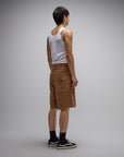 FORMER REYNOLDS 21" OVERDYE DENIM WALKSHORT WASHED BROWN