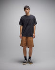 FORMER REYNOLDS 21" OVERDYE DENIM WALKSHORT WASHED BROWN