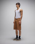 FORMER REYNOLDS 21" OVERDYE DENIM WALKSHORT WASHED BROWN