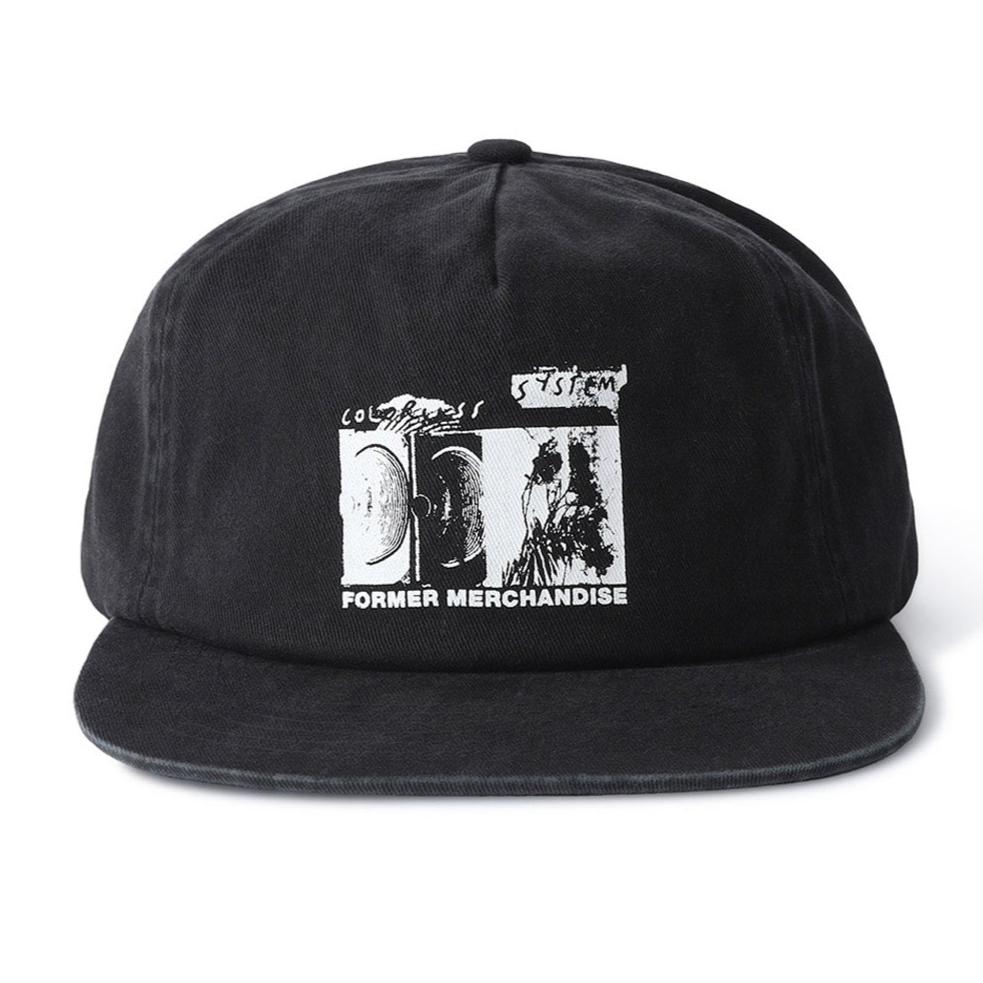 FORMER FLOURISH CRUX CAP WASHED BLACK