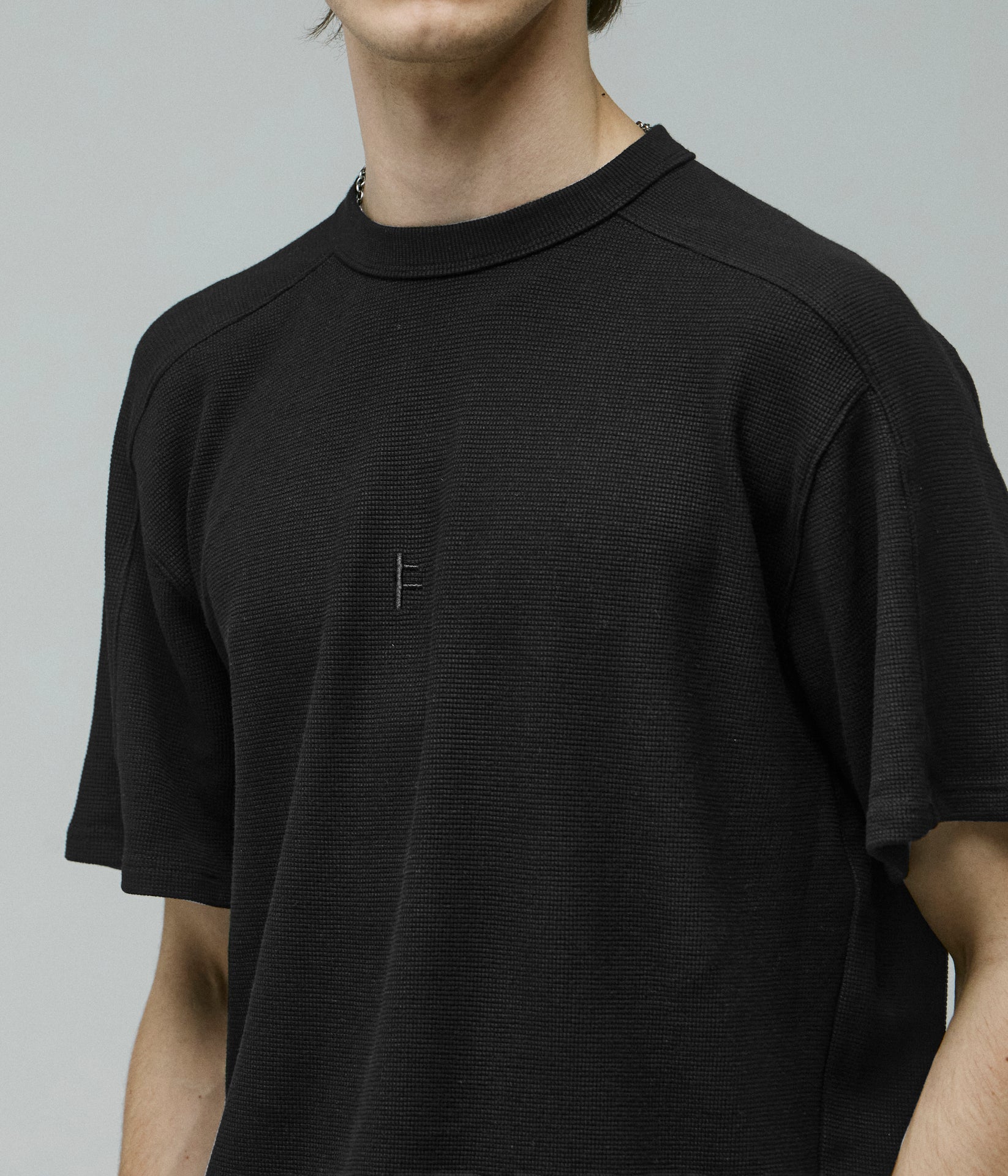 FORMER FRANCHISE WAFFLE T-SHIRT BLACK