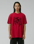FORMER WEEPING ORGAN OF SIGH T-SHIRT WASHED RED